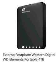 Externe Festplatte Western Digital  4TB Niedersachsen - Coppenbrügge Vorschau