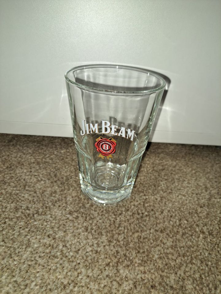 Jim Beam Glas Werbeglas Longdrinkglas Cocktailglas in Duisburg