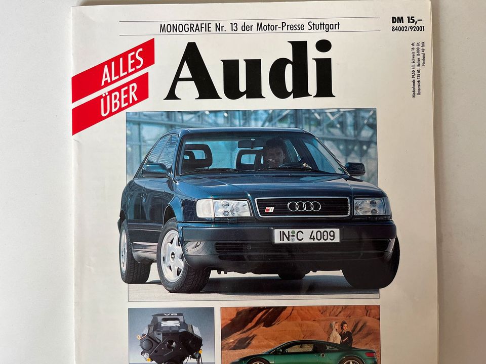 Alles über Audi - 60 Jahre Audi (Motor-Presse Stuttgart) 1992 in Aachen