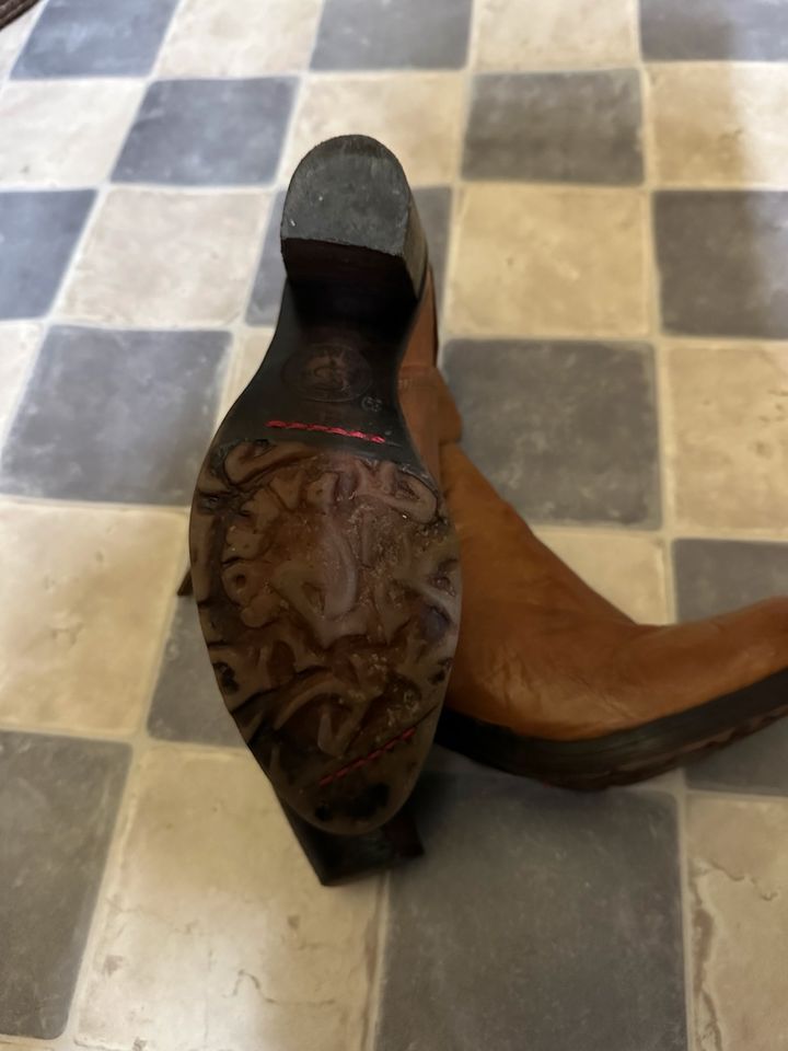 Pakros  Stiefeletten Ankle Boots 39 Cognac in Ranis