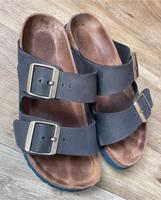 Birkenstock Arizona Nubuk Leder Sandalen Gr. 37 schmal blau Schleswig-Holstein - Itzehoe Vorschau