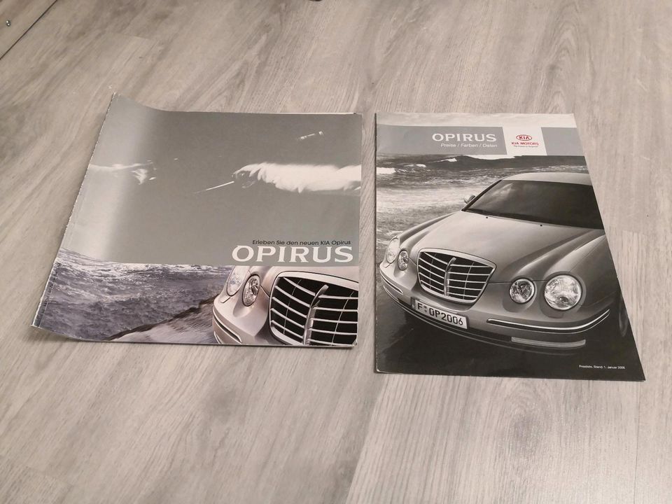 Kia Opirus 3,5 V6 Katalog Prospekt Preisliste 2006 in Euskirchen