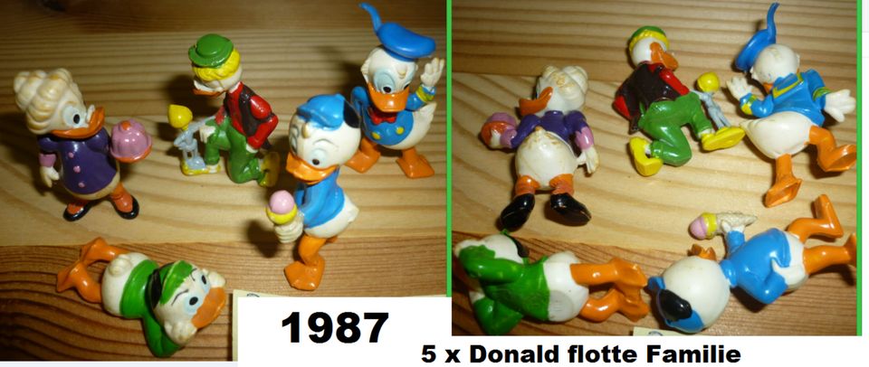 +23774+ Ü-Ei Figuren ab 70er Jahre bis 1992, Donald, Micky u.v.m. in Heiligenhafen 