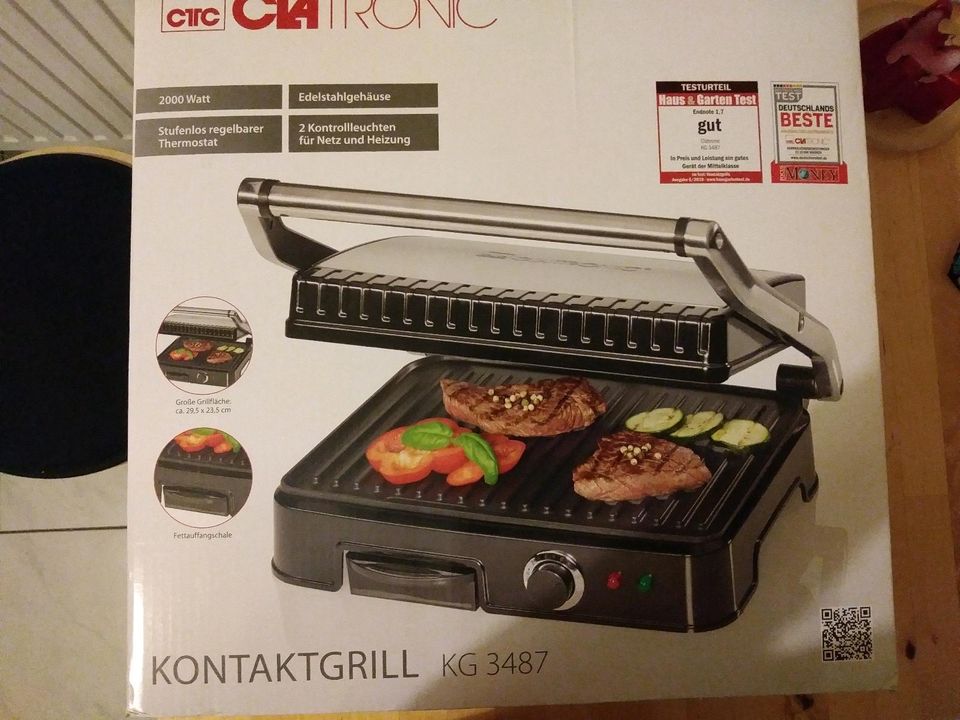 Kontaktgrill Clatronic KG 3487 in Schleswig-Holstein - Bordesholm |  Haushaltskleingeräte gebraucht kaufen | eBay Kleinanzeigen ist jetzt  Kleinanzeigen