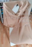 C&A Premium pure cashmere Rippstrick Poncho M/L Kaschmir beige Niedersachsen - Isernhagen Vorschau