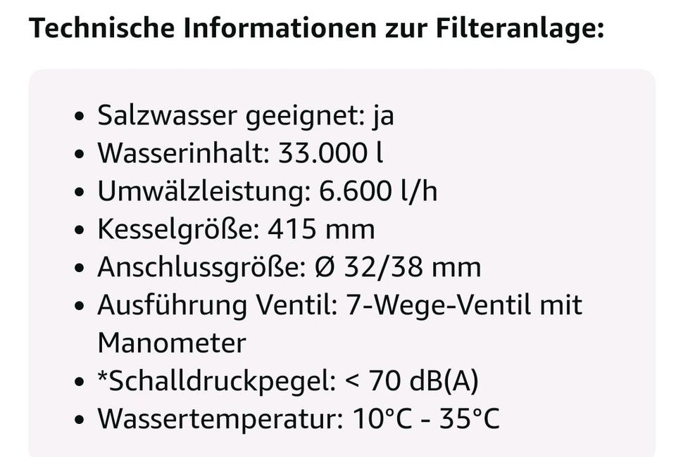 Filterpumpe Steinbach in Erfurt