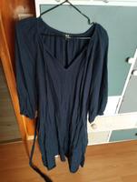 C&A Kleid Tunika Musselin gr.34-42 XS-L 3/4 Arm blau Baden-Württemberg - Pforzheim Vorschau