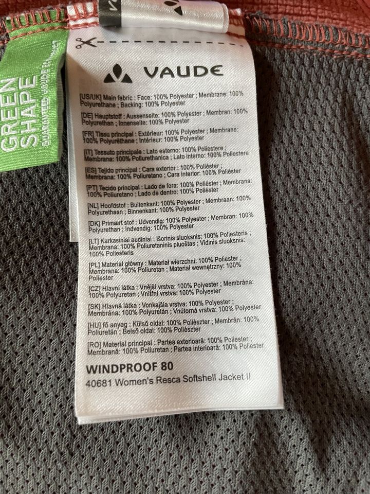 Vaude Damen Softshelljacke rosa Größe 36 XS | NEU in Waltenhofen