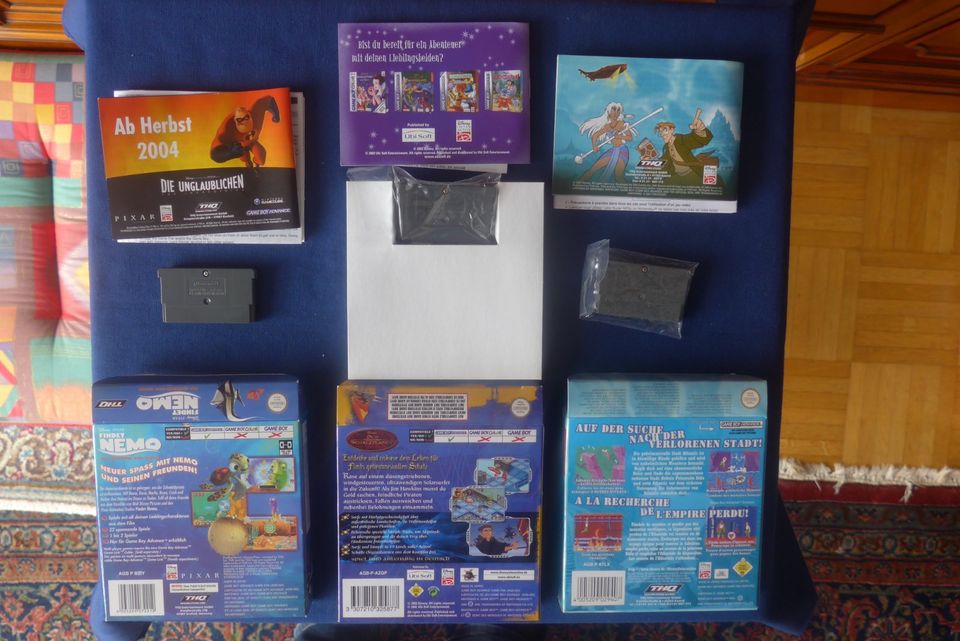Nintendo Game Boy Advance Disney Schatzplanet Nemo Atlantis OVP in Herne