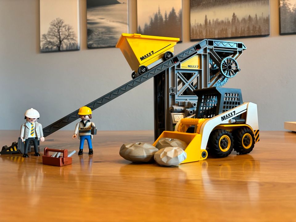 Playmobil Förderanlage mit Kompaktlader 4041 in Luhe-Wildenau