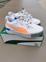 Puma Cali Sport NL Wn's white-fizzy orange-D blue Sneaker Gr.38,5 Bayern - Ebermannstadt Vorschau