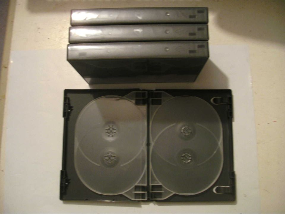 4x CD-DVD Hülle für 4 Scheiben (an161) in Amberg