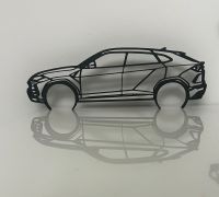 Lamborghini Urus, 3D Silhouette, Wanddekoration, 30cm Niedersachsen - Rosdorf Vorschau