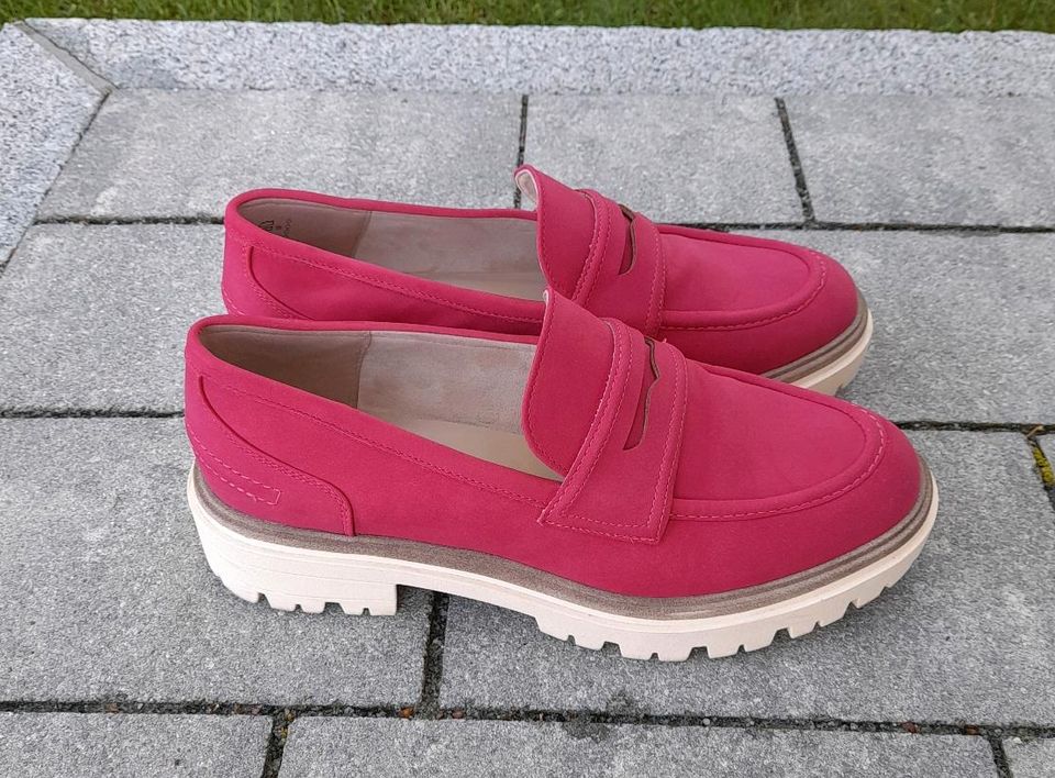 Tamaris Loafer pink Größe 40 in Plattling