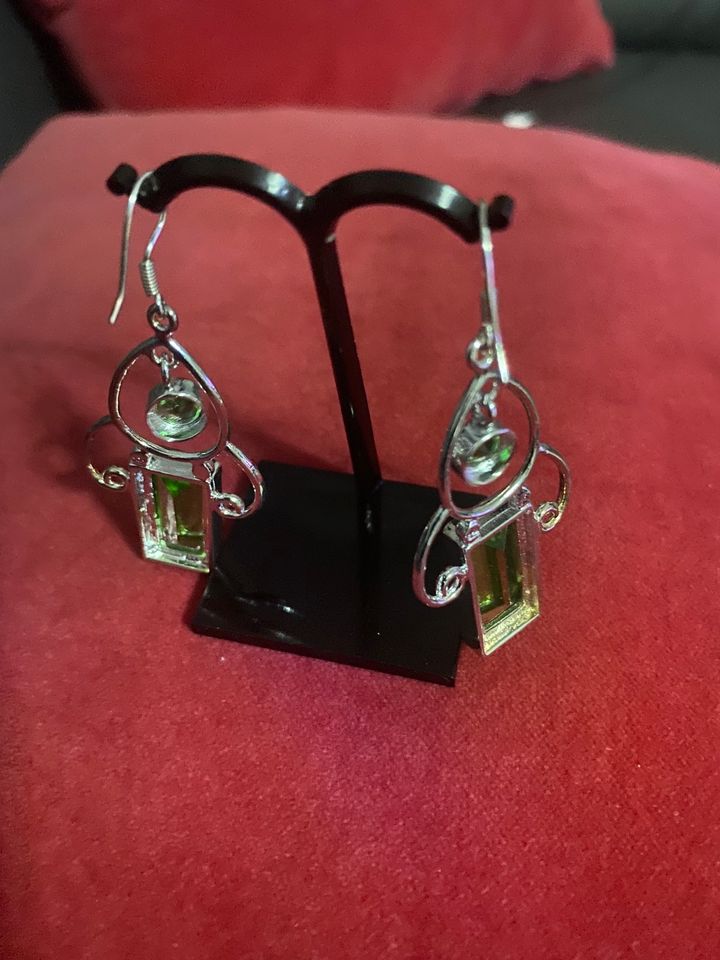 Ohrringe 925 Silber mit Edelsteinen in Sankt Sebastian