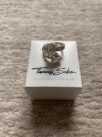 Thomas Sabo Ring Silber - Herzen Steine Glitzer weiß transparent Ludwigsvorstadt-Isarvorstadt - Isarvorstadt Vorschau