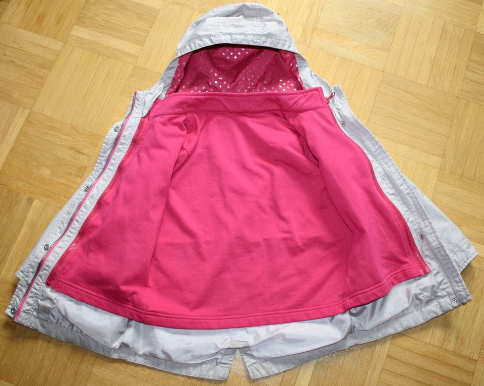 Doppeljacke, 2 in 1 Jacke, grau pink, 116, Palomino, super in Hilden