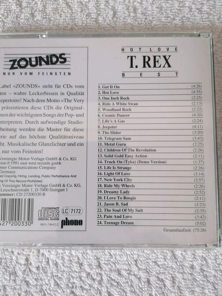ZOUNDS CD T.REX Audiofile CD in Northeim