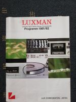 Luxman Produktkatalog und Bedienungsanleitungen. Rarität!!! Nordrhein-Westfalen - Bünde Vorschau