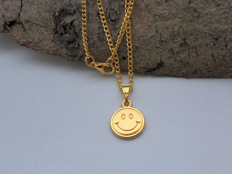 Medaille 186 Smiley Gold kaufen 