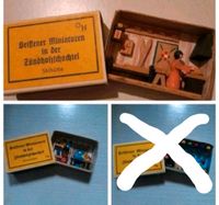 Seiffener Miniaturen 2 x in der Zündholzschachtel 80ziger je 15€ Nordrhein-Westfalen - Wilnsdorf Vorschau