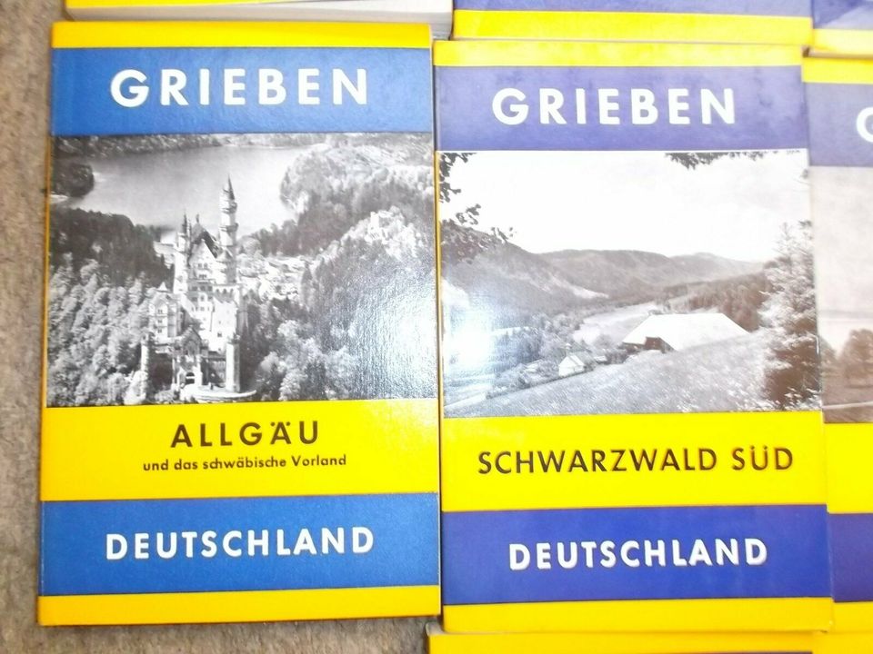 23 Grieben Bücher aus meiner Sammlung, Reiseführer, in Dietersburg