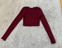 Weinrotes Crop-Top von ZARA Größe: S Hannover - Misburg-Anderten Vorschau