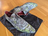 Kultige Melvin & Hamilton Schuhe mit Schuppenoptik grün/blau 45 Düsseldorf - Pempelfort Vorschau