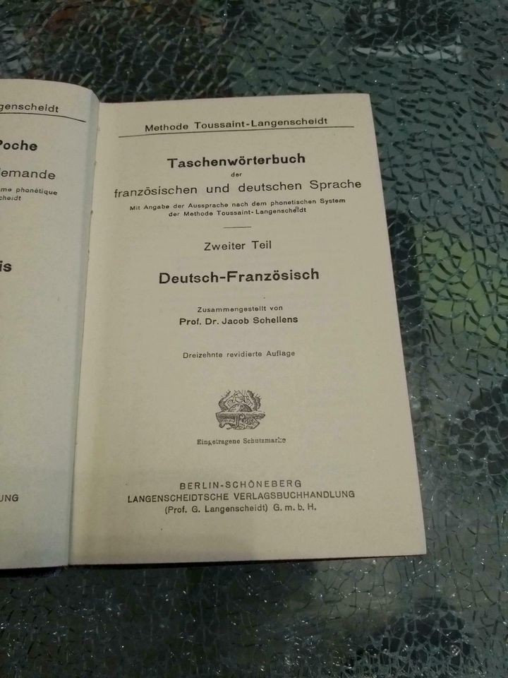 Langenscheidts Taschen Wörterbuch 1 Frz Deutsch und 2 Deutsch Frz in Krempe