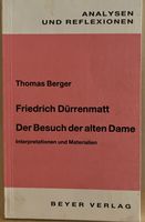 Der Besuch der alten Dame - Friedrich Dürrenmatt - Analysen u. .. Niedersachsen - Braunschweig Vorschau