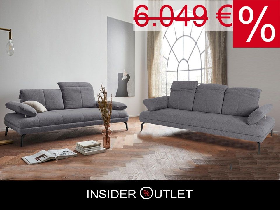 Designer Garnitur 2 + 3-Sitzer Sofa Grau Couch Stenlille andas in Köln