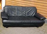 Sofa / Couch aus Leder schwarz hochwertig verarbeitet Nordrhein-Westfalen - Pulheim Vorschau
