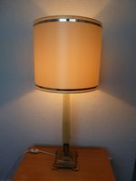 VINTAGE Onyx Tischlampe Messing Fuß / Schirm Creme +Silber Hamburg - Bergedorf Vorschau