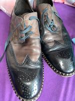 Galizio Torresi Schuhe Gr. 41 Halbschuhe Slipper  braun schwarz Bayern - Kitzingen Vorschau