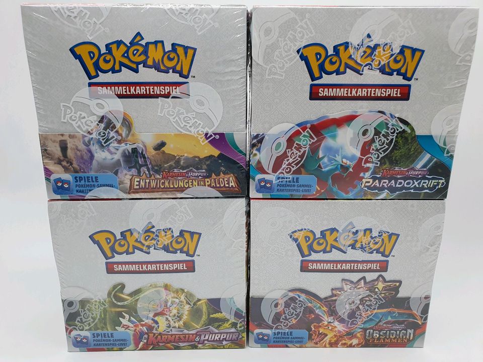 Pokemon TCG Paradoxrift Display DE und viele mehr Neu OVP in Türkenfeld