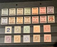 Volksstaat Württemberg  - Lot von 1919 mit Wasserzeichen Nordrhein-Westfalen - Hattingen Vorschau