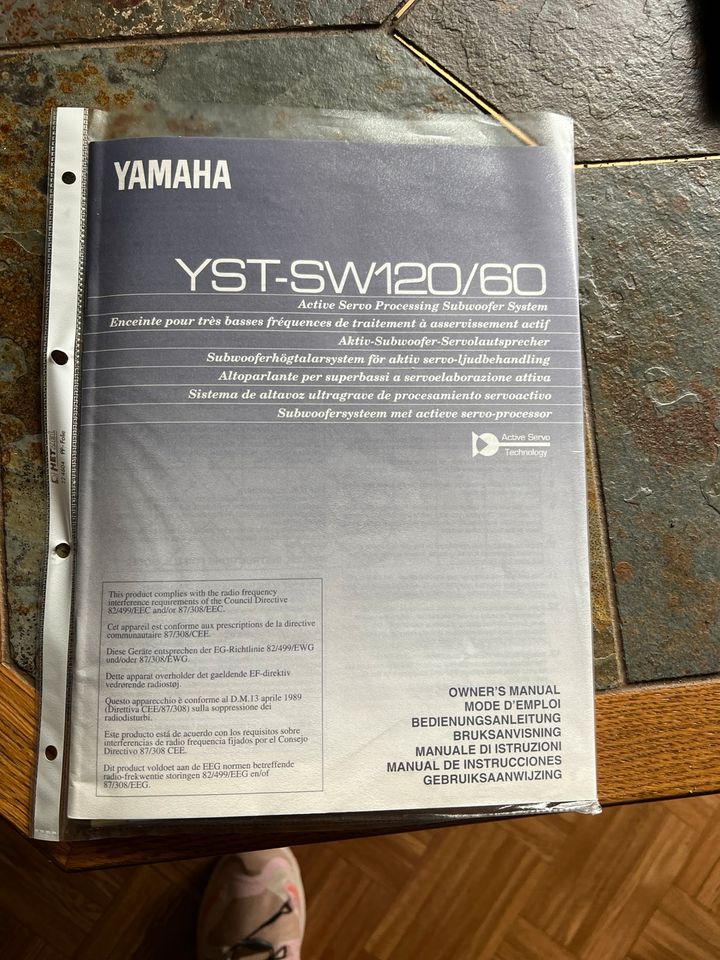 Yamaha subwoofer System yst-sw60 Sammler Musik Lautsprecher in Bad Laasphe