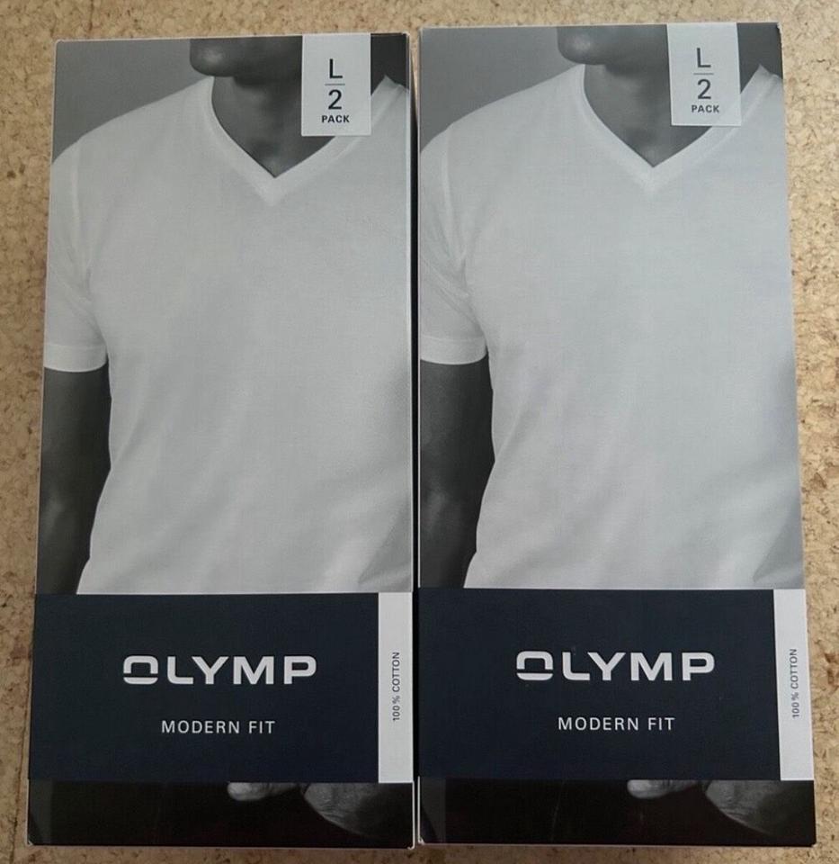 2 x je 2 Olymp Herren Hemden schwarz L modern fit NEU OVP in Frankfurt am Main