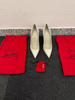 Christian Louboutin So Kate 100 / Prägung / Leder / Weiß Berlin - Reinickendorf Vorschau
