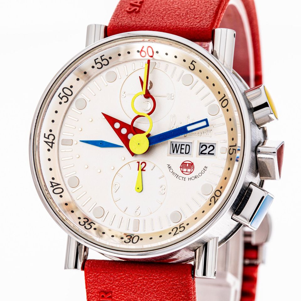 Alain Silberstein Krono Bauhaus Stahl Limited Edition 500 Full S. in Hannover