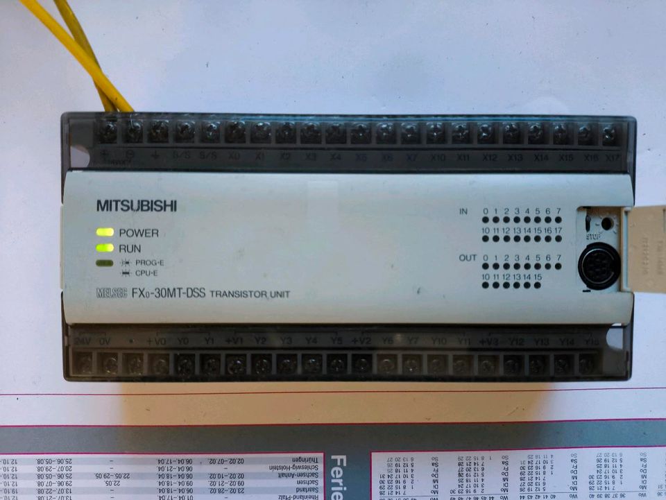 SPS Steuerung Mitshubishi CPU Type FX0-30MT-DSS Transistor Unit in Stadtroda