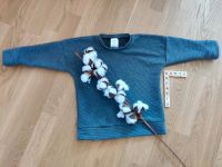 Oversized Pullover Sweater handmade Größe 92 neu ottomanribjersey Thüringen - Stadtroda Vorschau