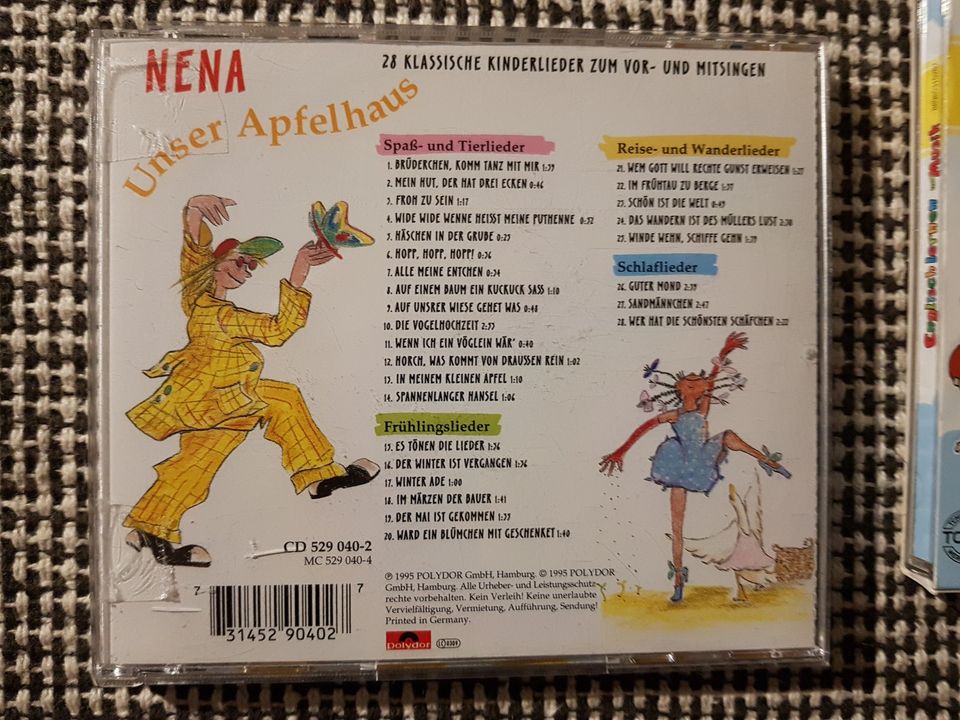 CD Kindergartenlieder Nena Unser Apfelhaus English lernen m Musik in Mayen