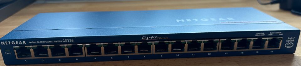 Netgear Switch ProSafe16 Port Gigabit GS116 v2 in Hamburg