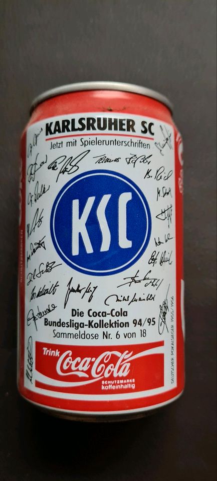 KSC Sammlerdose Coca-Cola 1994/95 in Ochtrup
