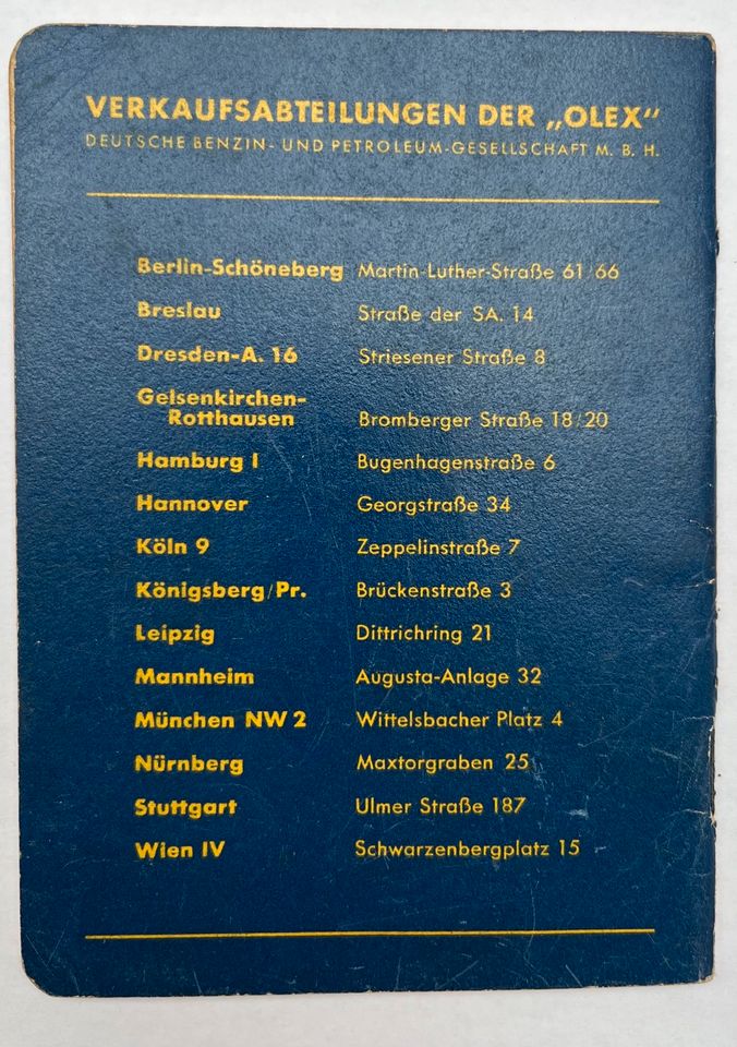 Fahrtenbuch für Kraftfahrer, Oldtimer, BP, Olex in Bruchmühlbach-Miesau