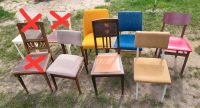 verschiedene alte Stühle, Partyraum, Feier, Fete, Stuhl, Tisch Staßfurt - Atzendorf Vorschau