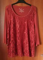 Longshirt Shirt rostbraun Spitze Nieten Gr. 40/42/44/L/XL Baden-Württemberg - Calw Vorschau
