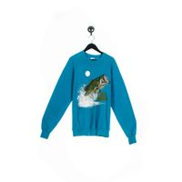 Jerzees - Fish Print Sweatshirt (L) Nordrhein-Westfalen - Tönisvorst Vorschau