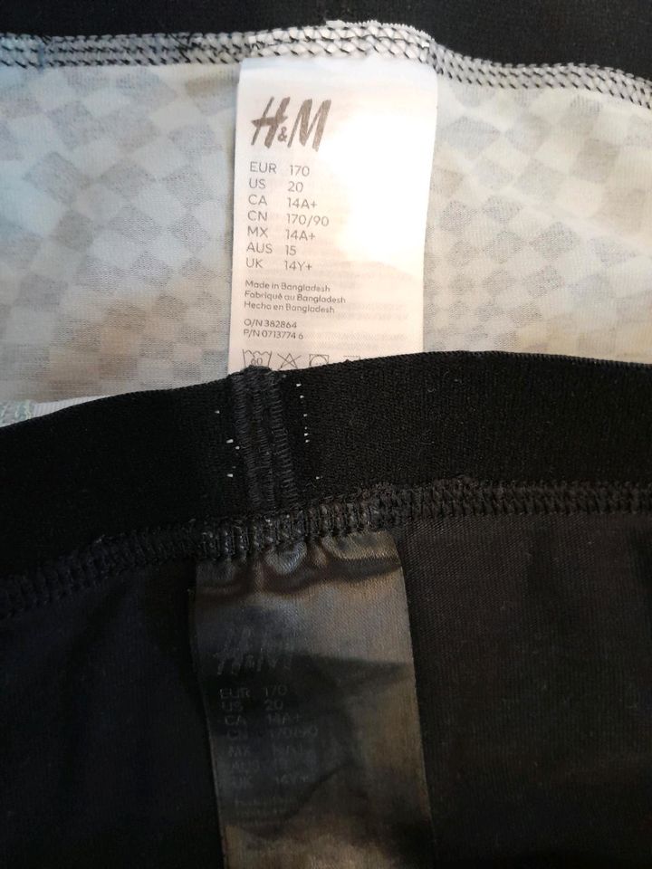 5 Stück Boxershorts Junge H&M Gr. 170 in Grünkraut